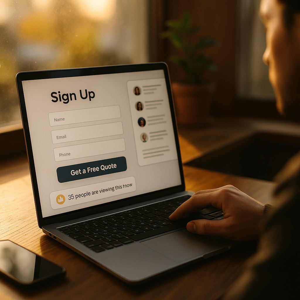Boost Lead Form Conversions with Social Proof and FOMO in 2025