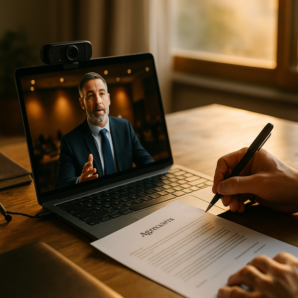 Master Virtual Speaking Engagement Agreements for 2025