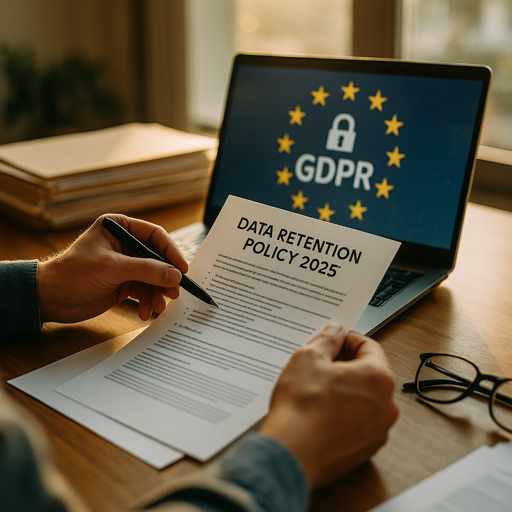 Creating a GDPR Compliant Data Retention Policy for 2025