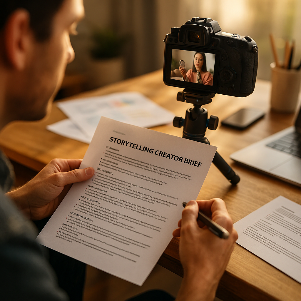 Maximize ROI with Effective Storytelling Creator Briefs
