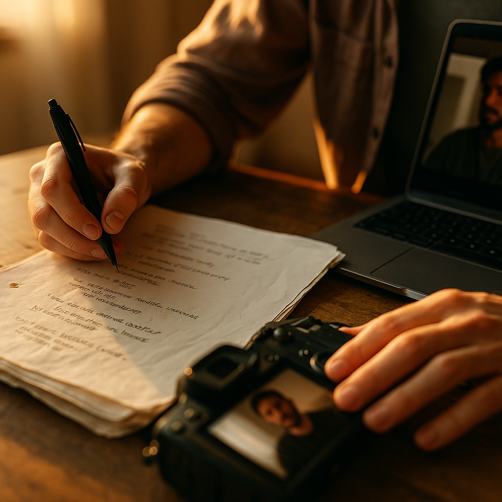 Crafting Human, Unpolished Scripts for Authentic Content