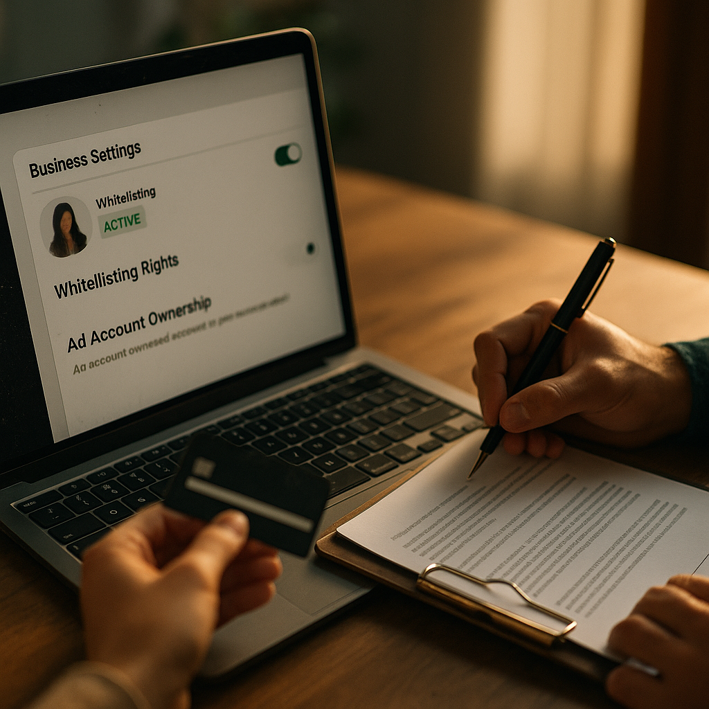 Clarifying Whitelisting Rights and Ad Account Ownership