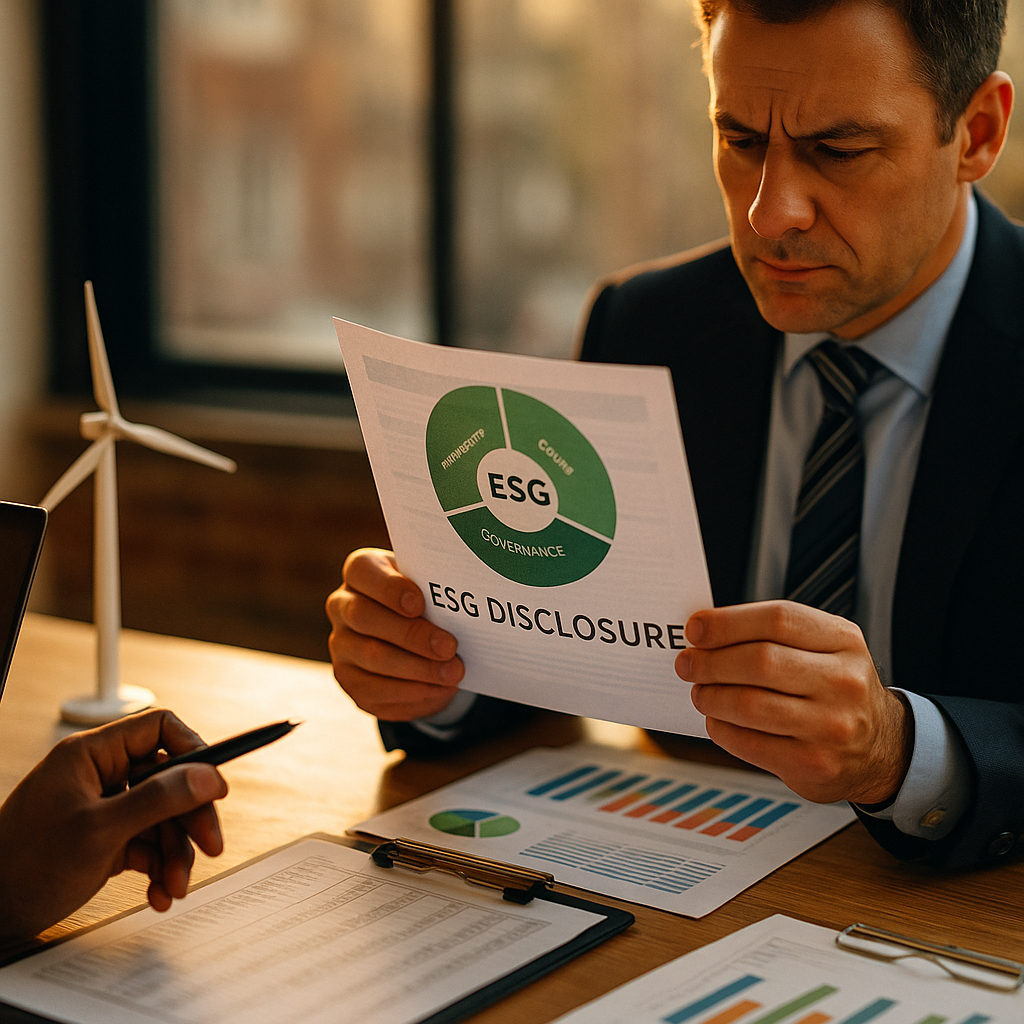 ESG Disclosure in 2025: Navigating Compliance and Risk