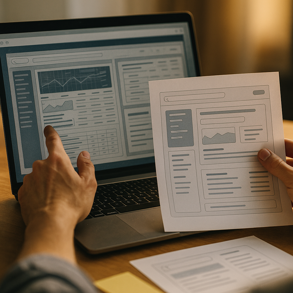 Balancing Information Density and Cognitive Load in B2B UI Design