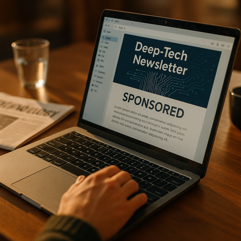 Sponsor Deep-Tech Newsletters for Measurable Impact in 2025