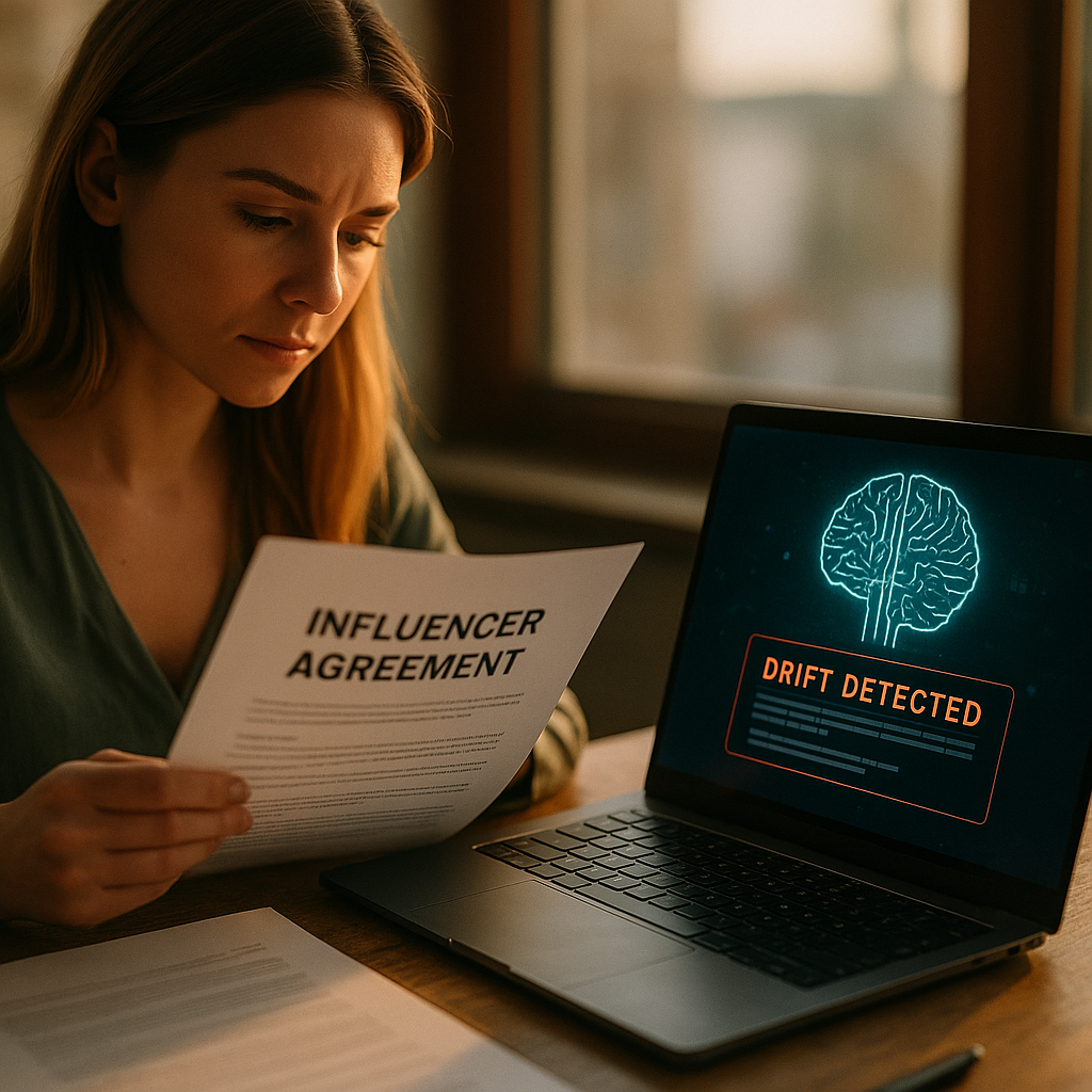 AI Detects Narrative Drift in Influencer Contracts for 2025