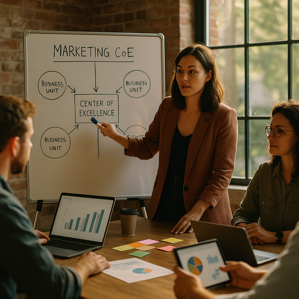 How to Build a Marketing CoE in a Decentralized Organization