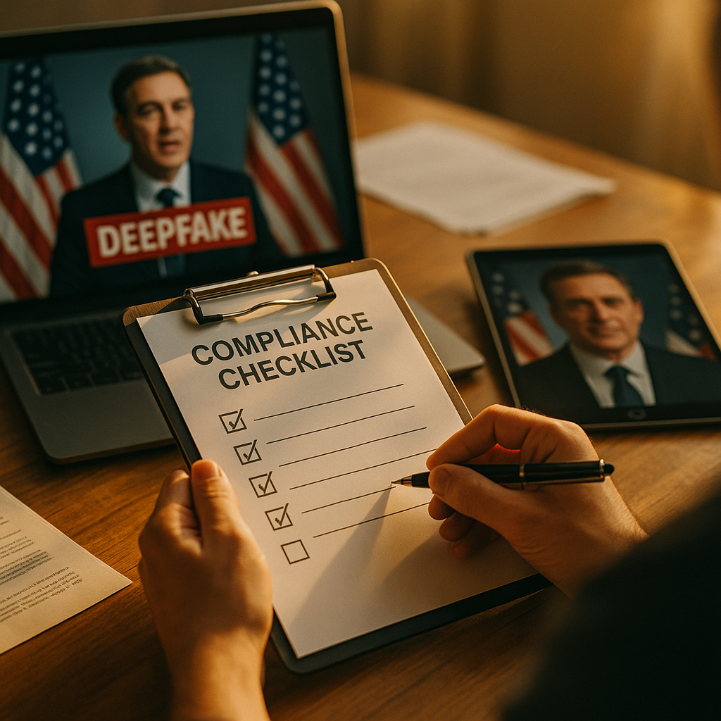Compliance Checklist for Deepfake Ads in 2025 Advocacy