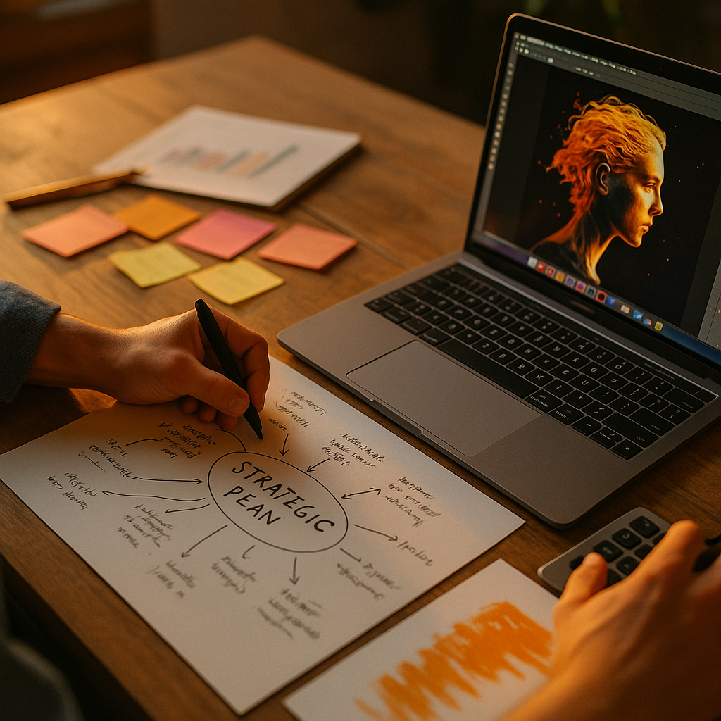 Strategic Planning for Last Ten Percent Human Creative Workflow