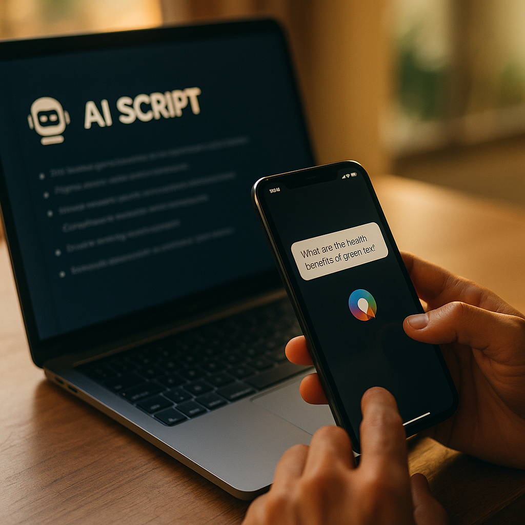 AI Scriptwriting for Conversational and Generative Search