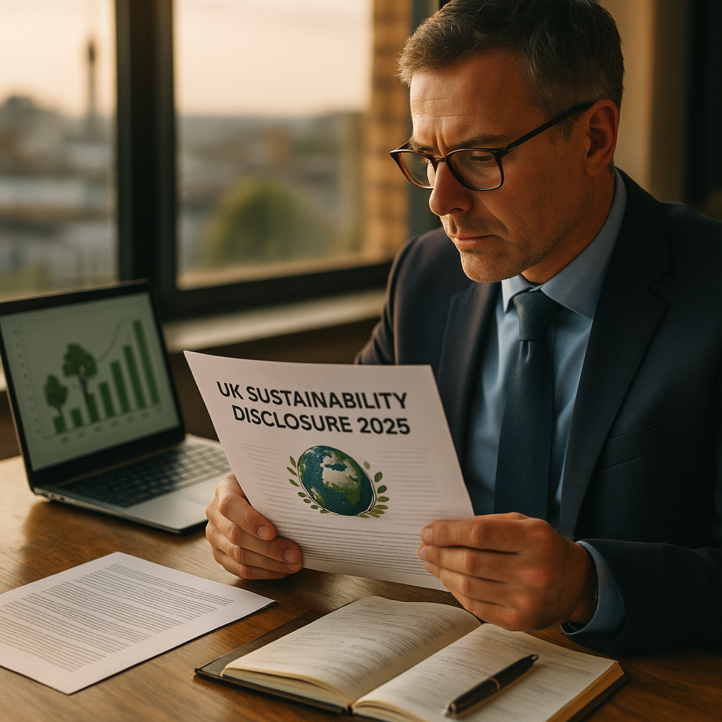 UK Sustainability Disclosure 2025: Navigating Legal Requirements