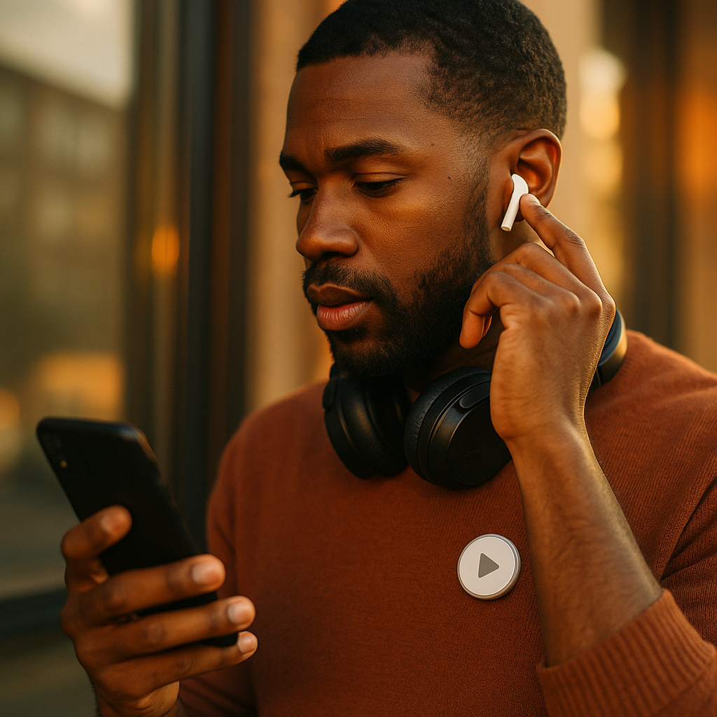 Audio First Marketing Strategy for Wearable Smart Pins