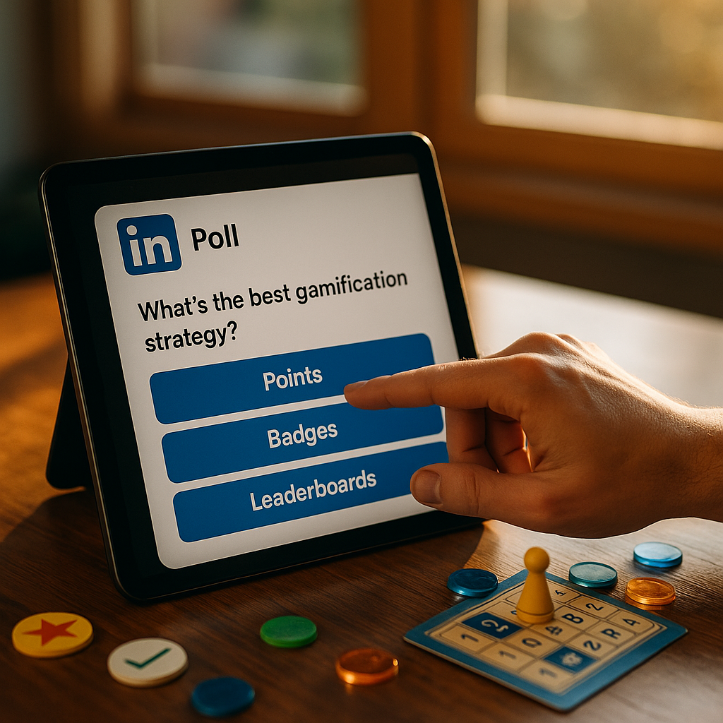 Interactive LinkedIn Polls Gamification Playbook for 2025