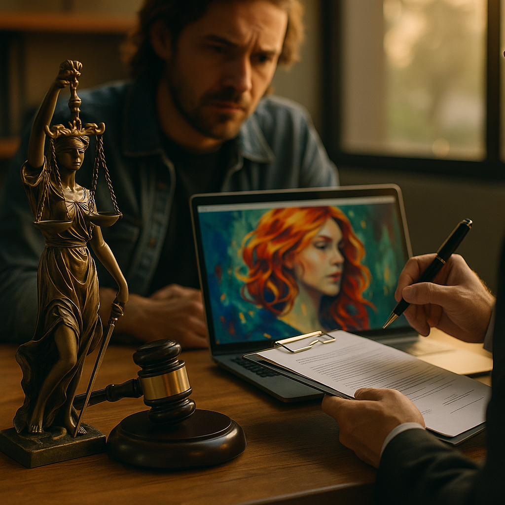 Legal Risks of AI-Generated Ads Mimicking Artist Styles