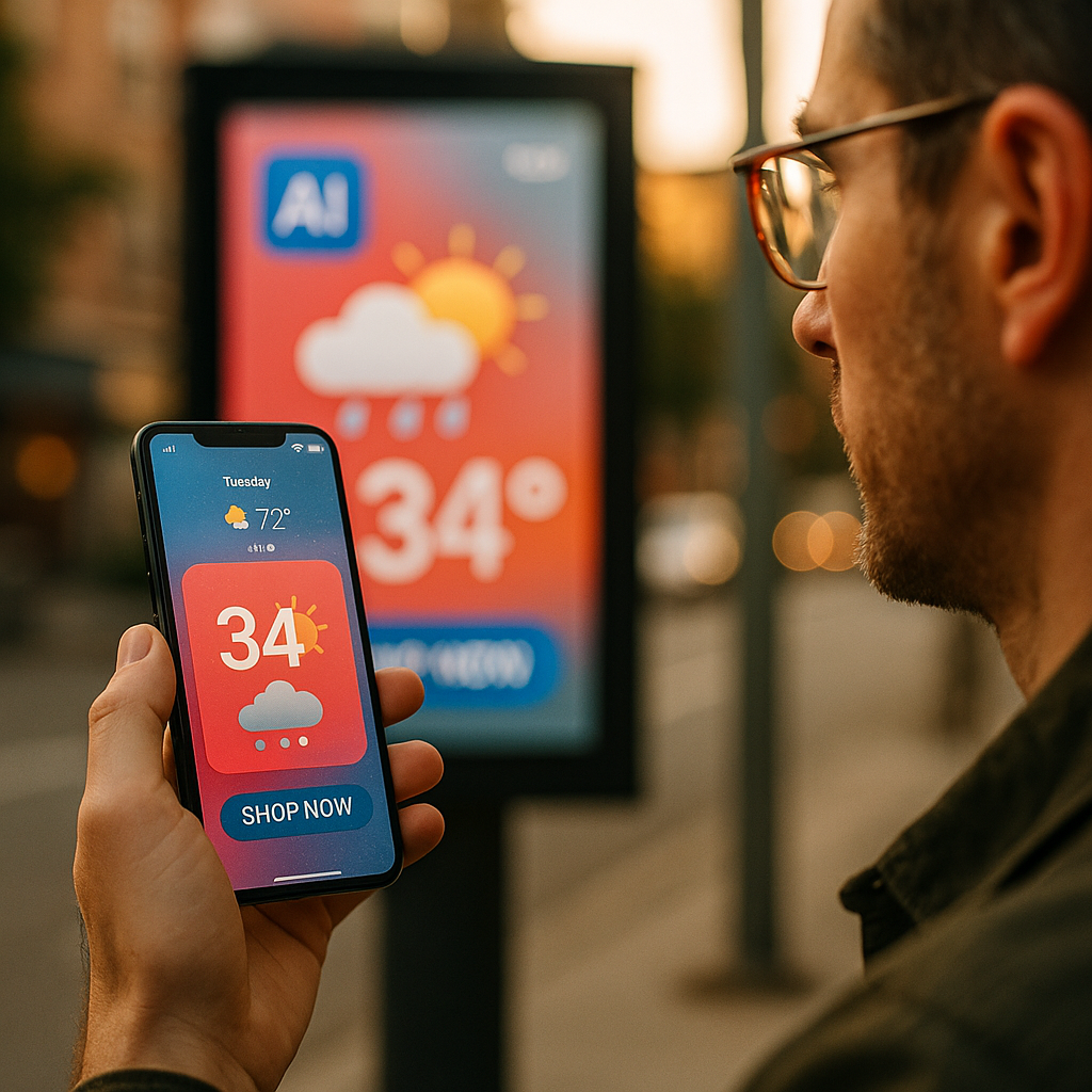 AI-Powered Weather-Based Ad Personalization for 2025