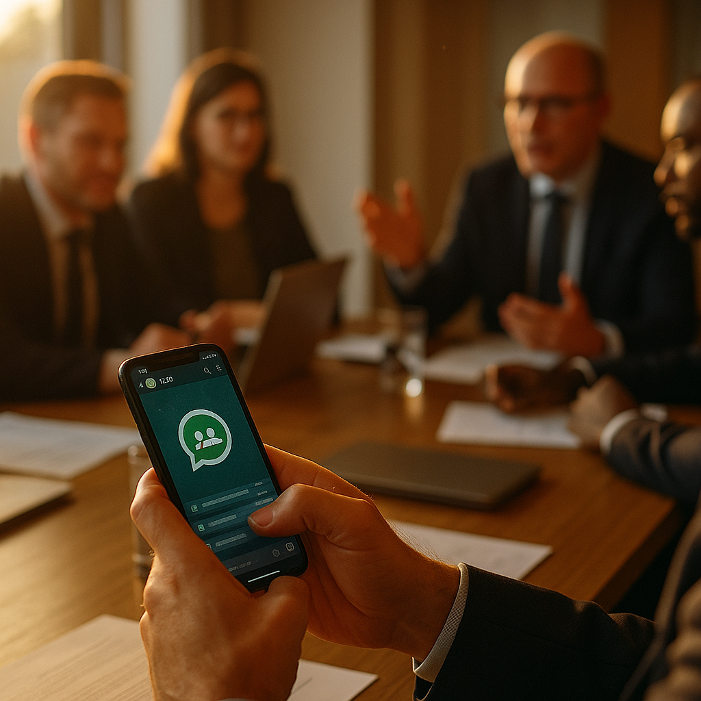 Reaching Decision Makers in Professional WhatsApp Groups