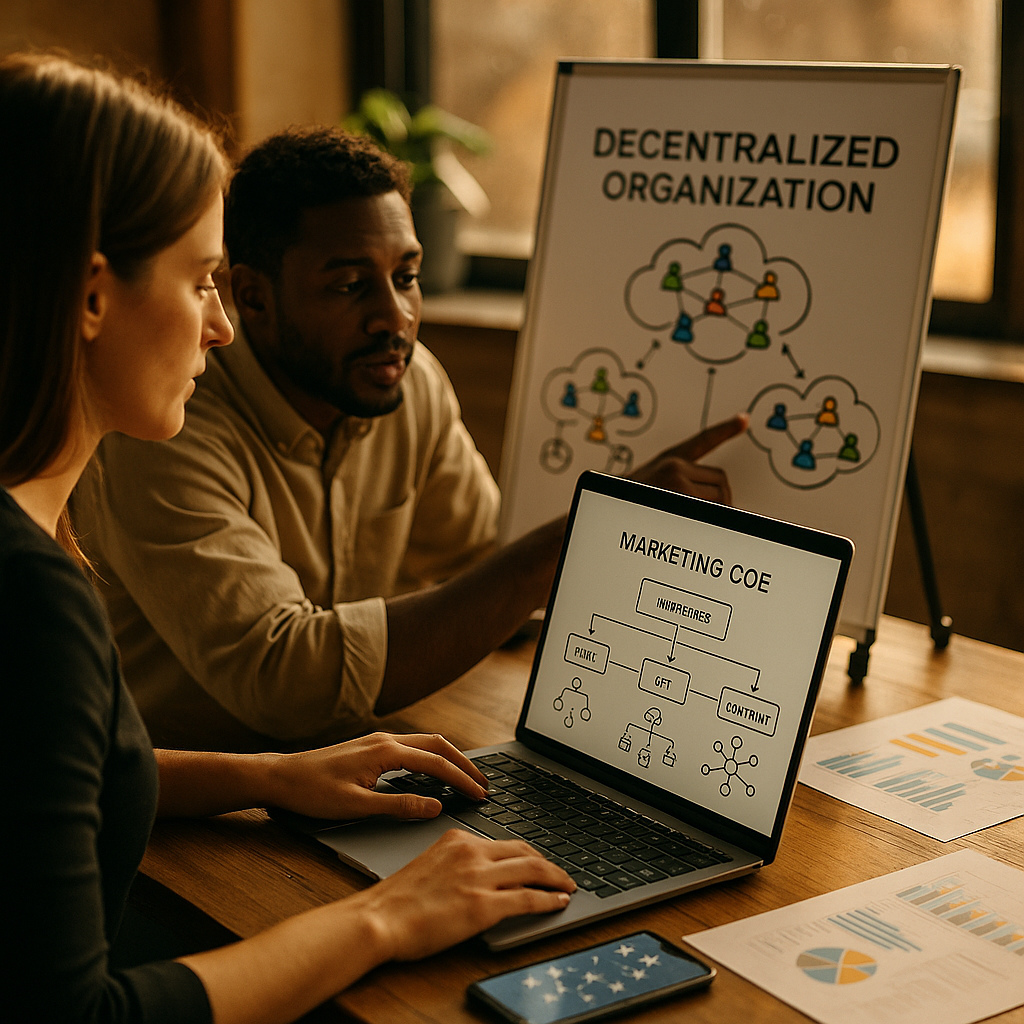 Building a Marketing CoE for Decentralized Organizations