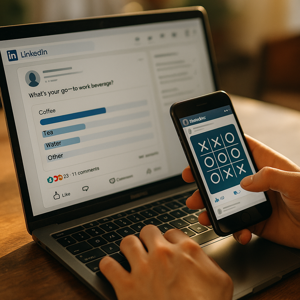 Boost LinkedIn Engagement with Interactive Polls and Games