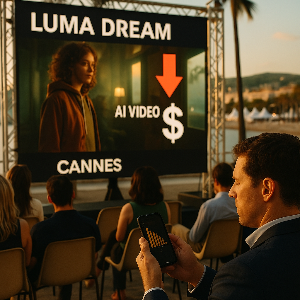 Luma Dream Brief at Cannes, AI Video Advertising Cost Drop