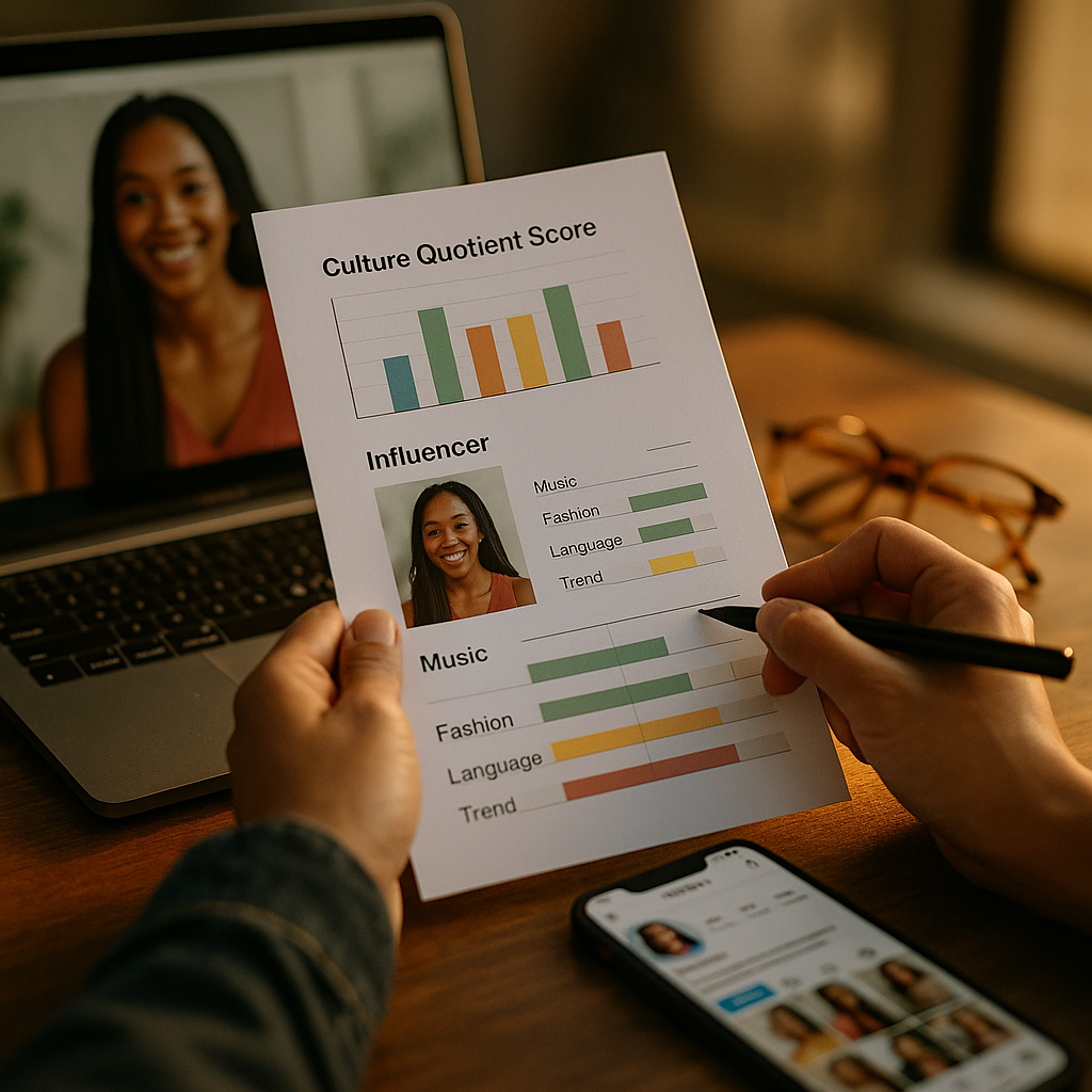 Culture Quotient Score, Measure Influencer Cultural Relevance