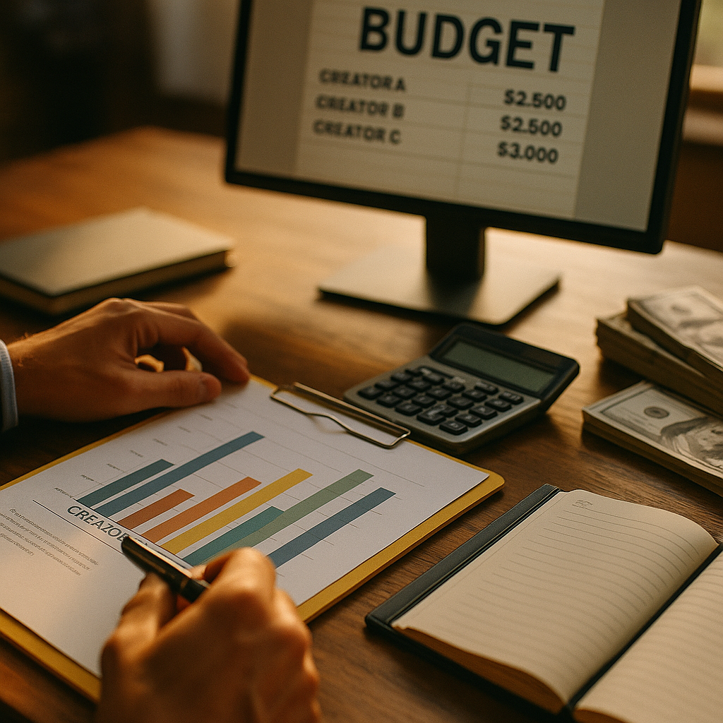 Amplification-First Creator Budget Model for CMOs