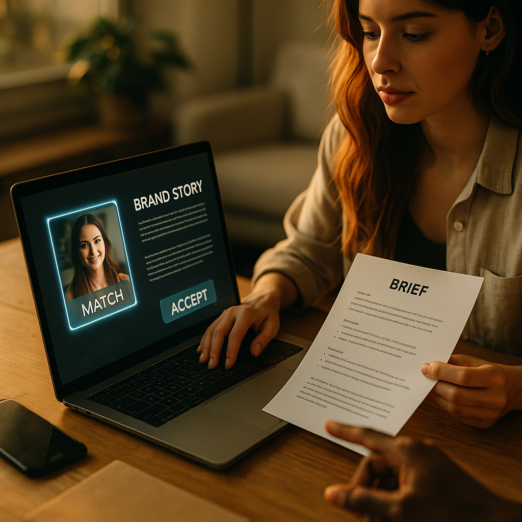 AI Creator Matching, Brand Story Fit and Brief Acceptance