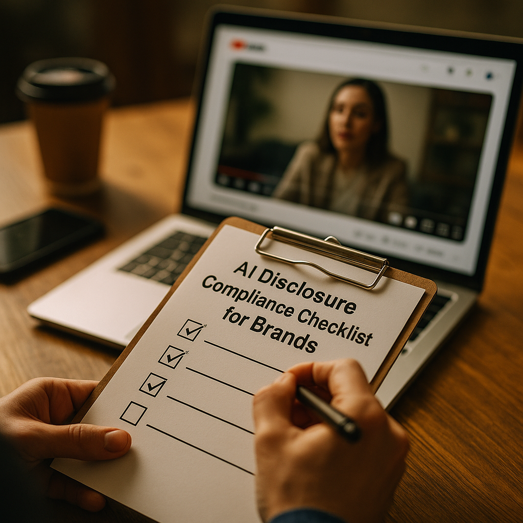 YouTube AI Disclosure Compliance Checklist for Brands