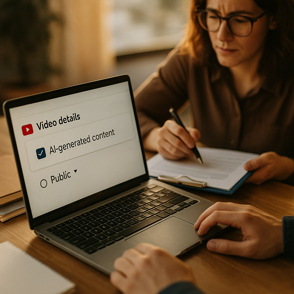 YouTube AI Disclosure Compliance Workflow for Brand Teams