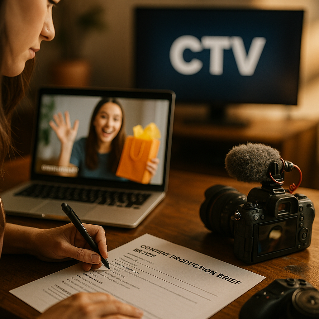 Creator Content Production Brief for CTV Ad Inventory