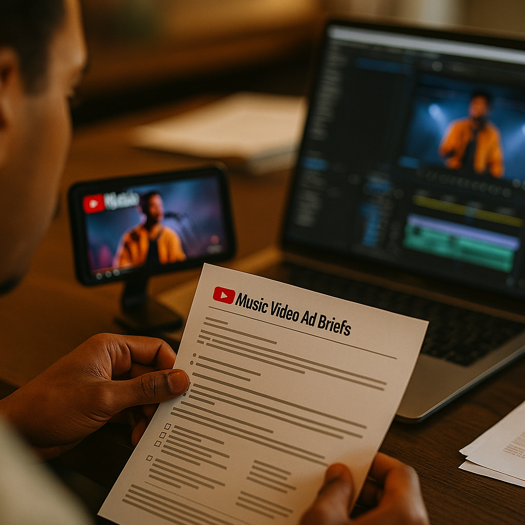 YouTube Music Video Ad Briefs for Upfront Inventory