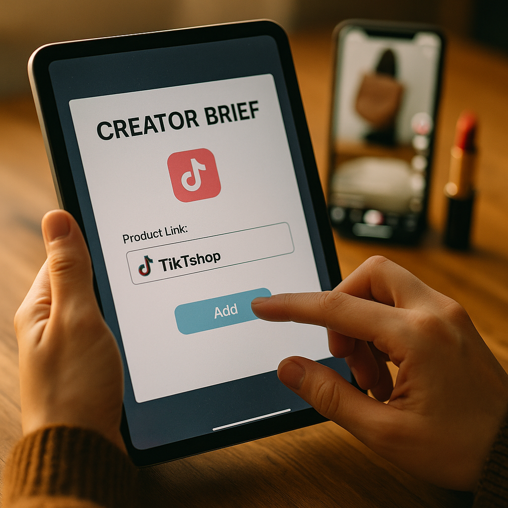 TikTok Shop Creator Briefs for Product Link Integration