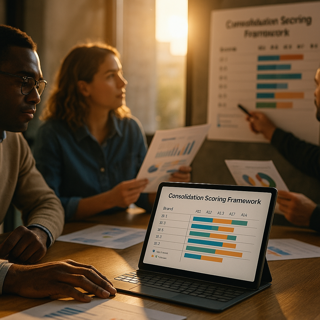 AI Suite Consolidation Scoring Framework for Brand Teams