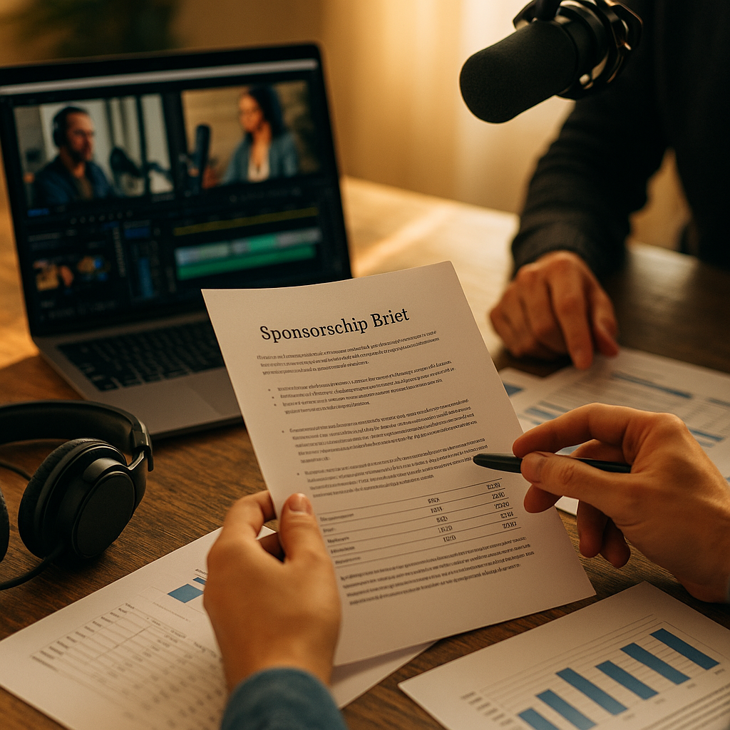 Hybrid Video-Podcast Sponsorship Briefs, CPM and Compliance