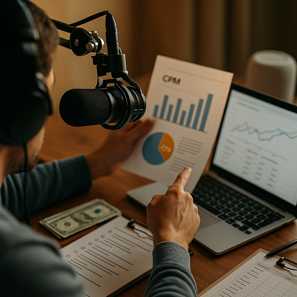 AI Podcast Sponsorships, CPM, Attribution, and Brief Standards