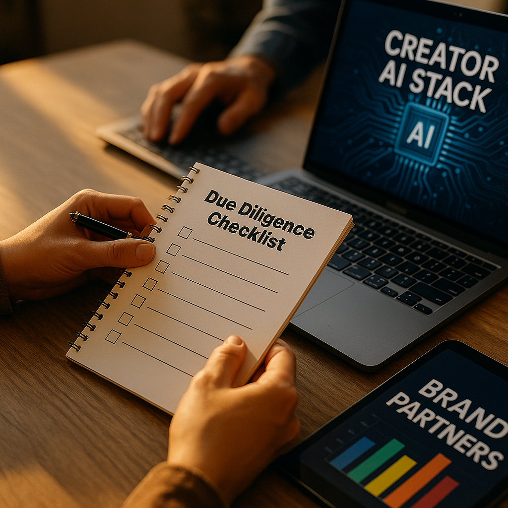 Creator AI Stack Due Diligence Checklist for Brand Partners
