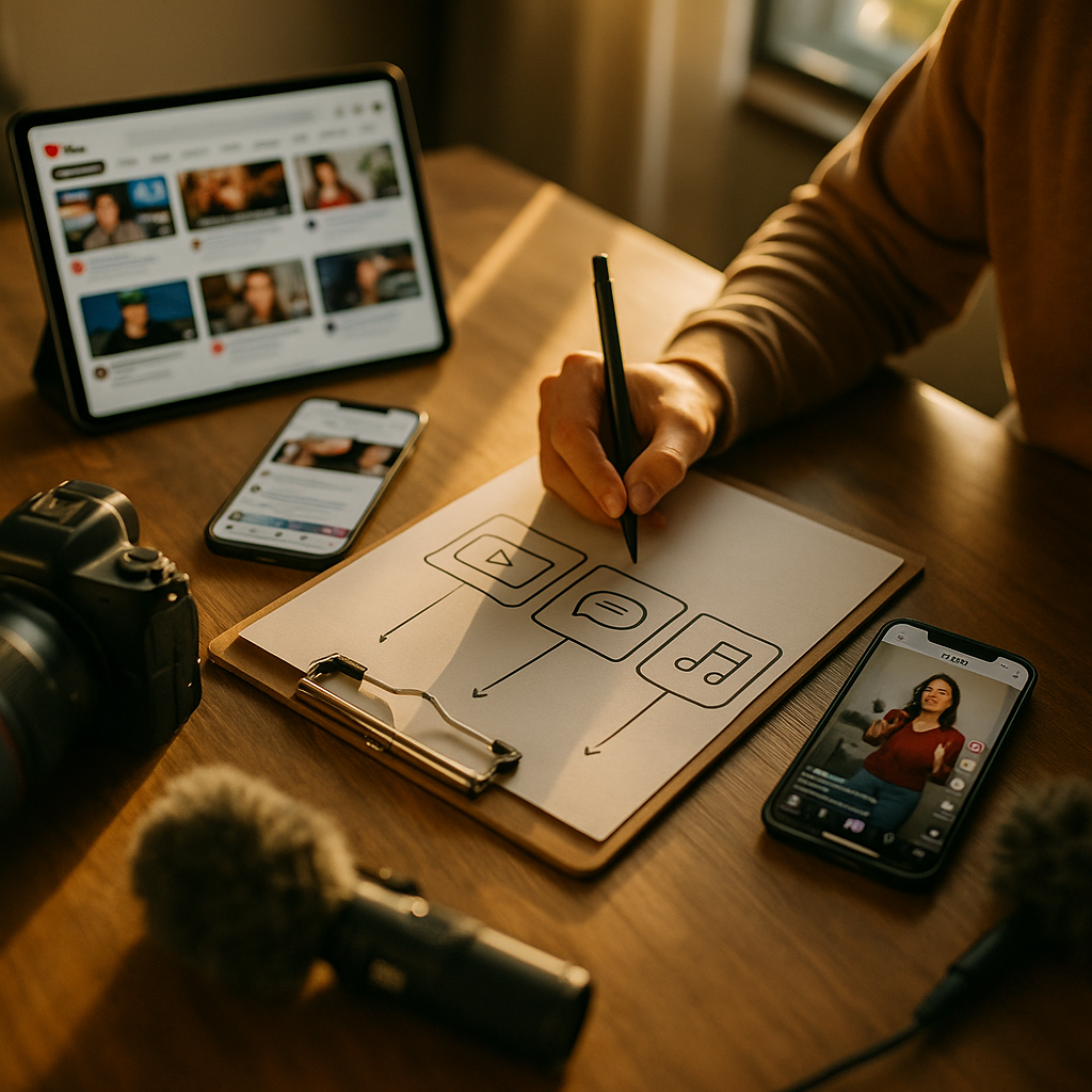 Multi-Format Creator Shoot Brief for 3 Platforms