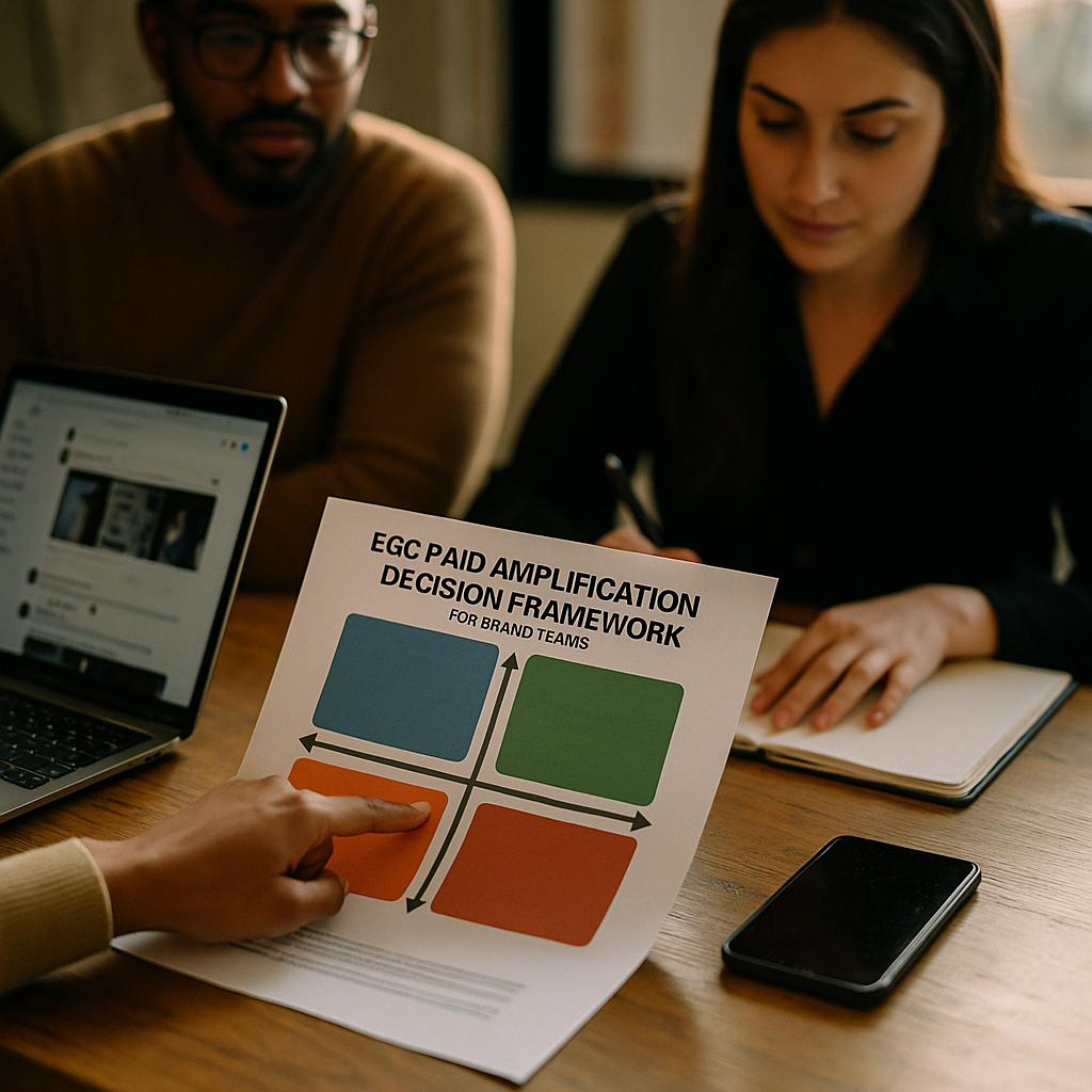 EGC Paid Amplification Decision Framework for Brand Teams
