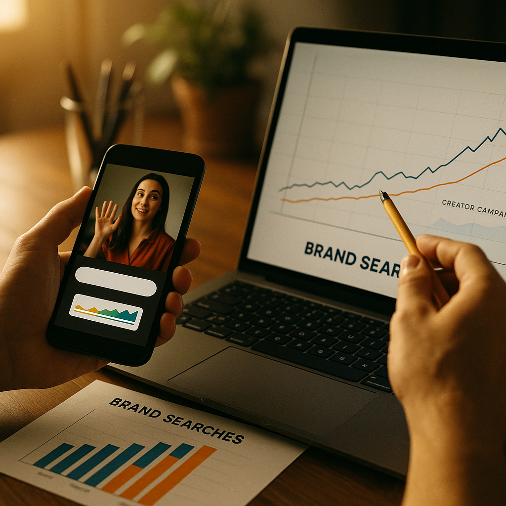 Measure Brand Search Lift from Creator Campaigns
