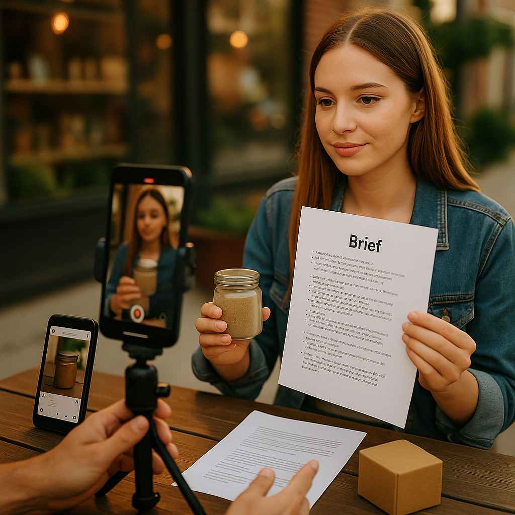 Creator Briefs for TikTok and Instagram Local Social Commerce