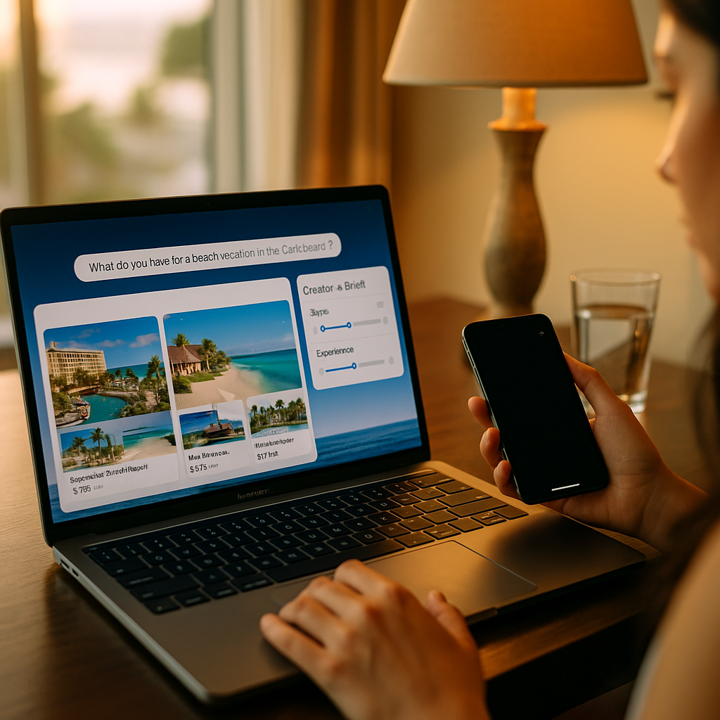 Marriott AI Search, Creator Briefs, and Hotel Discovery