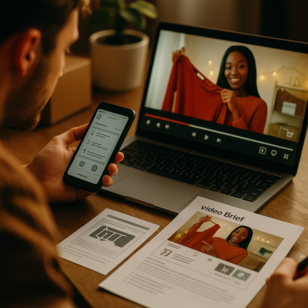 Social Commerce Video Briefs for Humans and AI Agents