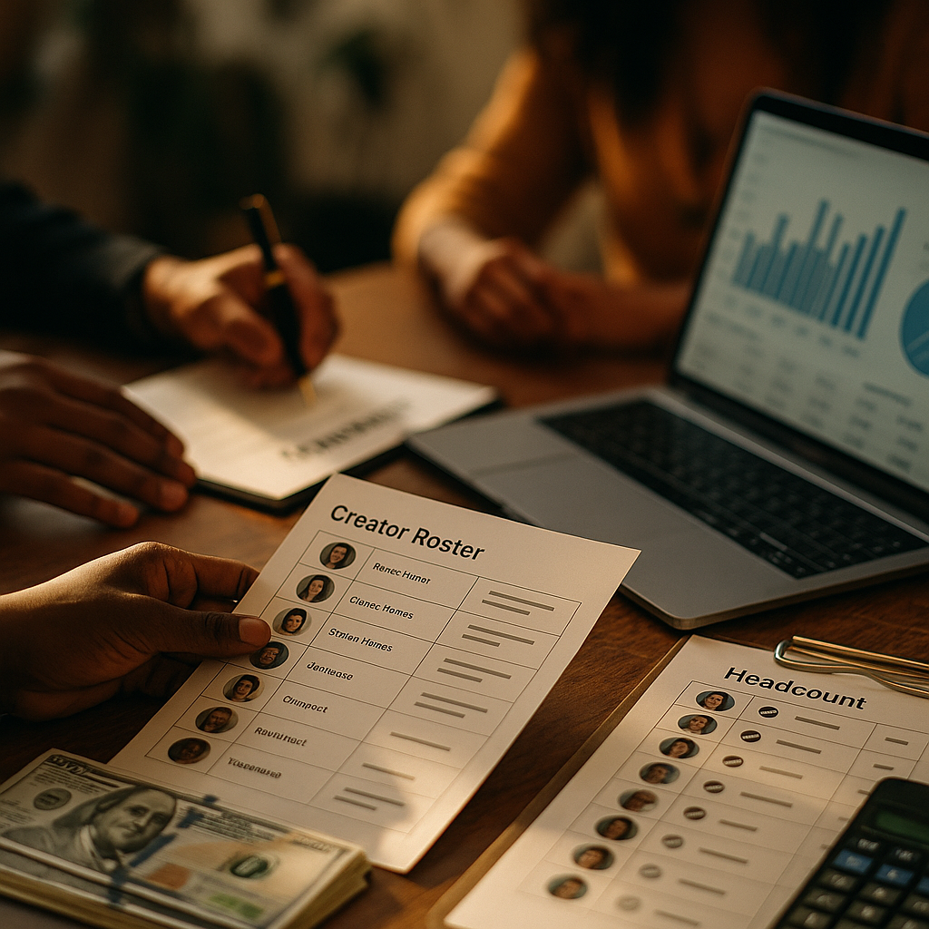 Creator Economy $480B, Roster, Contracts, and Headcount