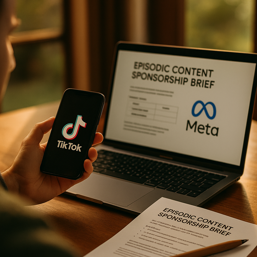 Episodic Content Sponsorship Briefs for TikTok and Meta