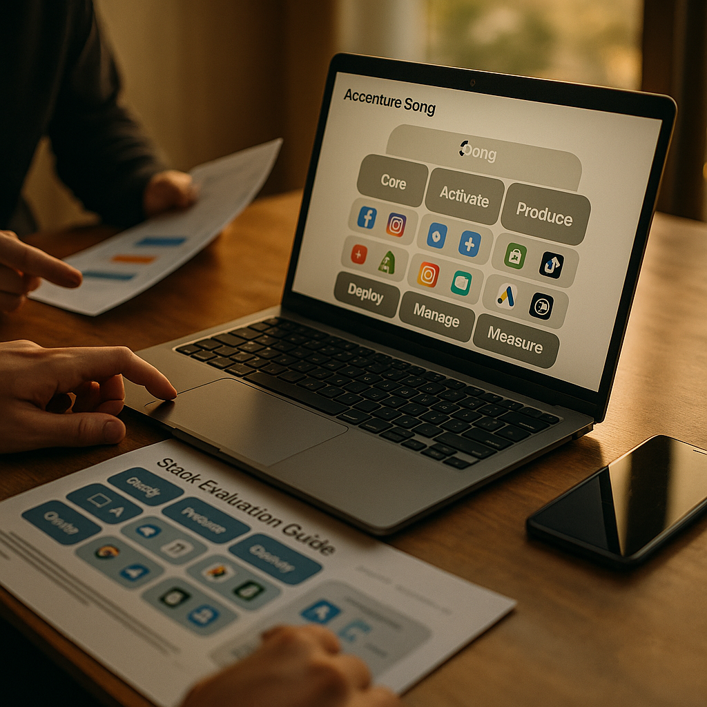 Accenture Song Whalar Platform, Stack Evaluation Guide