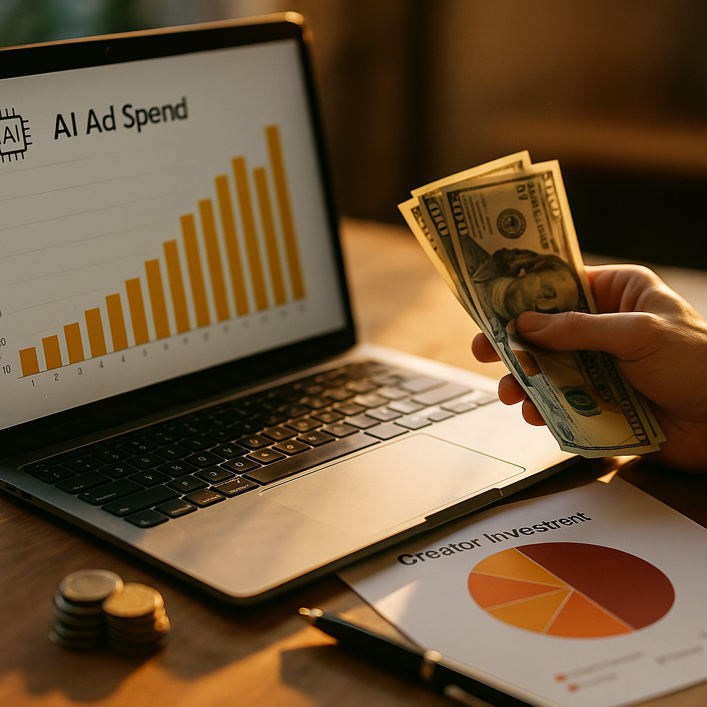 AI Ad Spend vs Creator Investment, How to Sequence ROI
