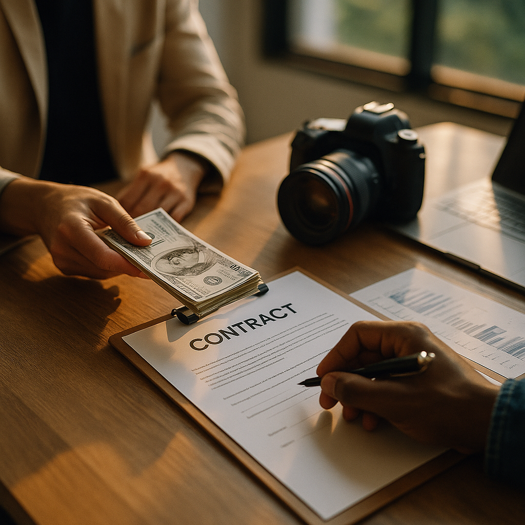 Creator Economy Contracts, Rates, and Institutionalization