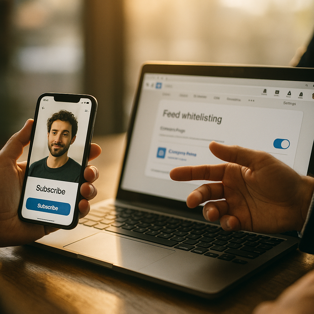 LinkedIn Creator Subscriptions vs Feed Whitelisting for B2B