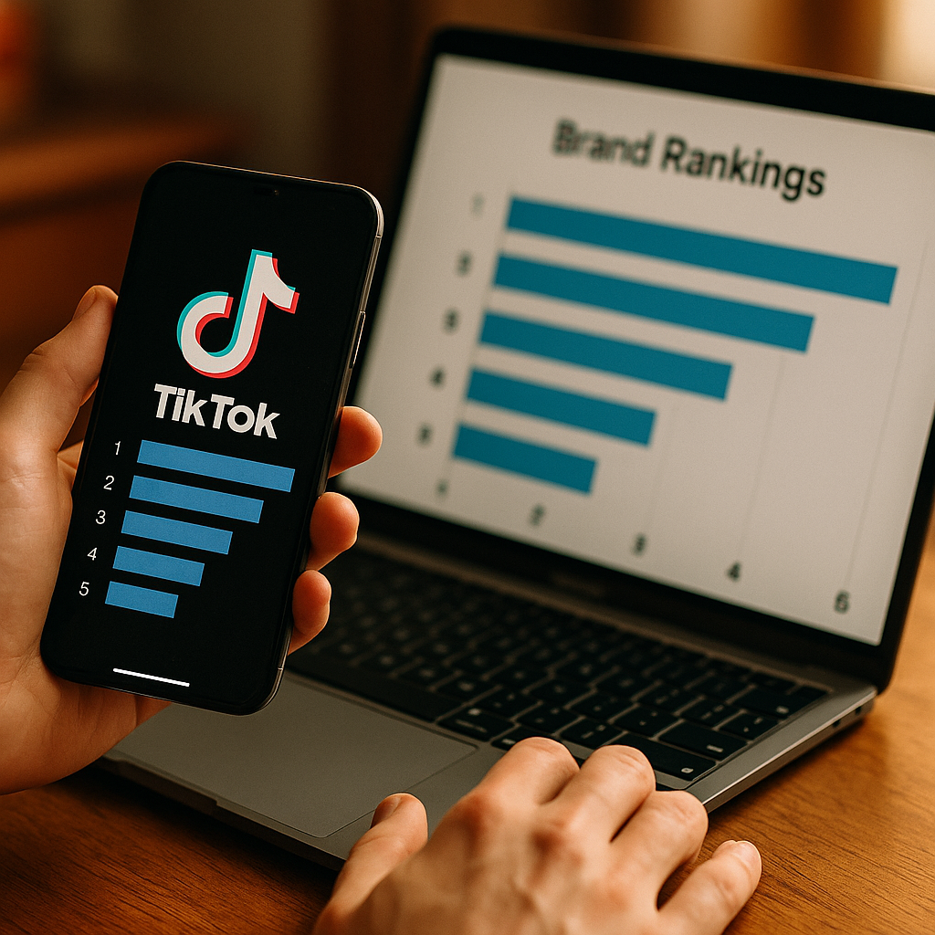 Top 5 Brand TikTok Rankings as a Brief Diagnostic Tool