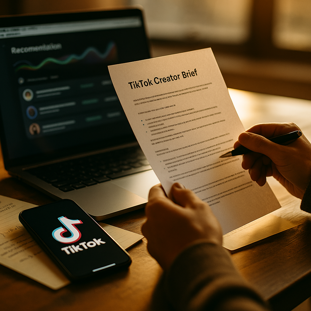 TikTok Creator Briefs for AI Recommendation Layer