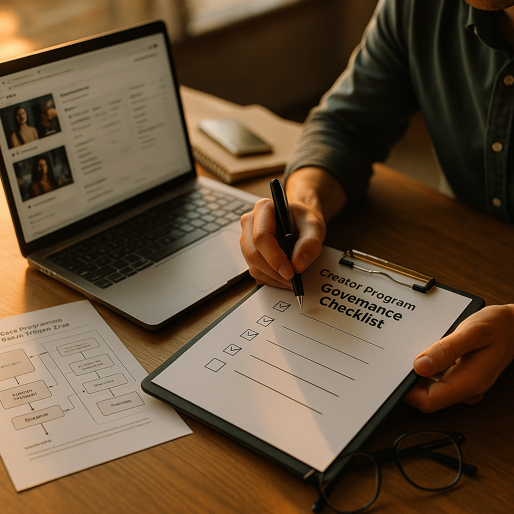 Creator Program Governance Checklist for Enterprise Scale